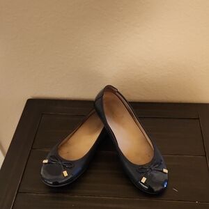 Elegant Navy Blue Ballet Flats